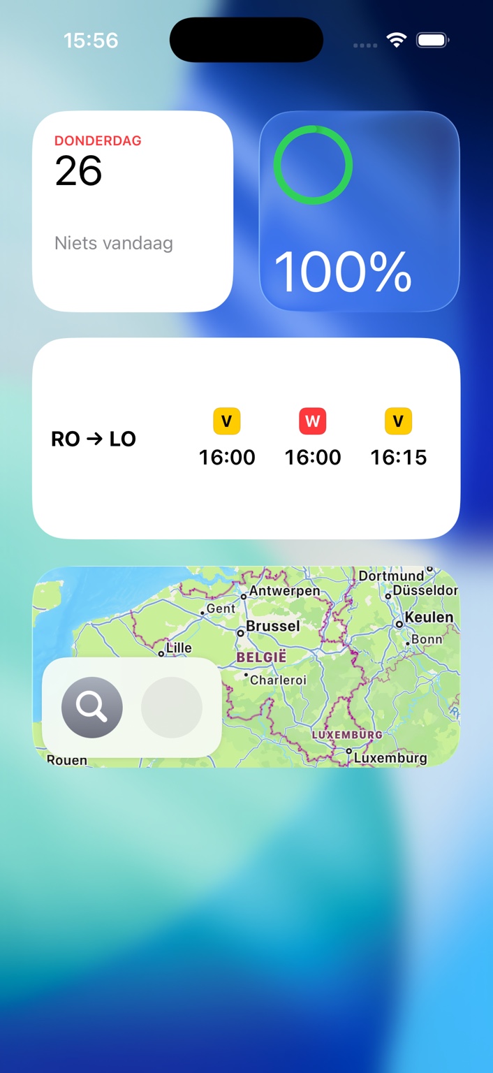 Screenshot medium iPhone-widget